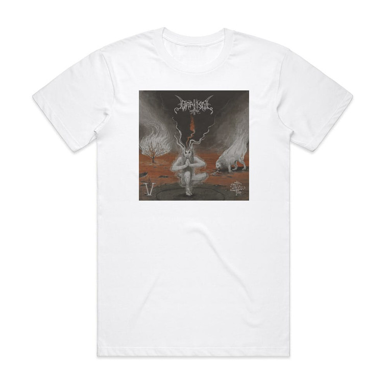 Baptism V The Devils Fire Album Cover T-Shirt White