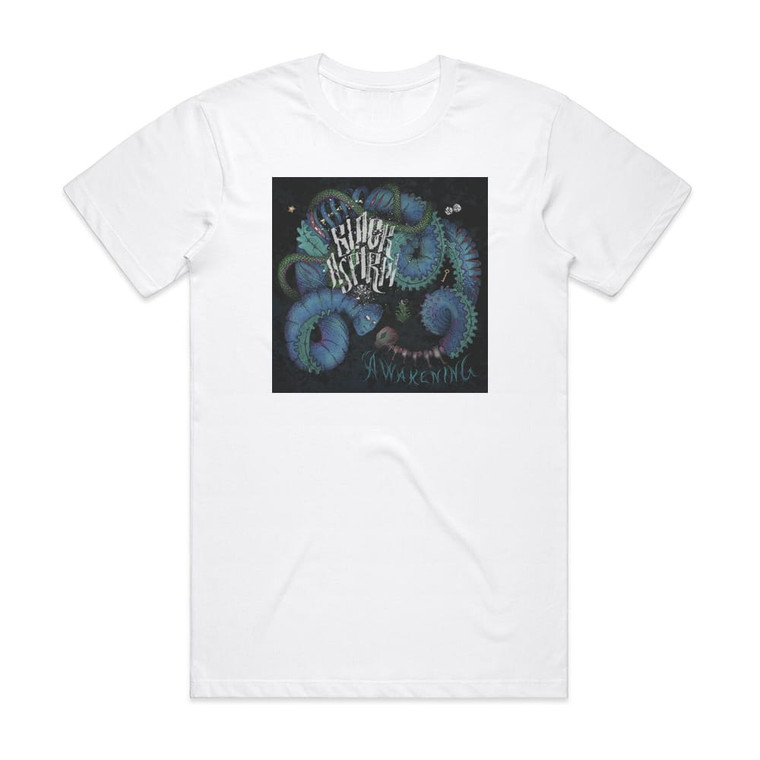 Black Aspirin Awakening Album Cover T-Shirt White