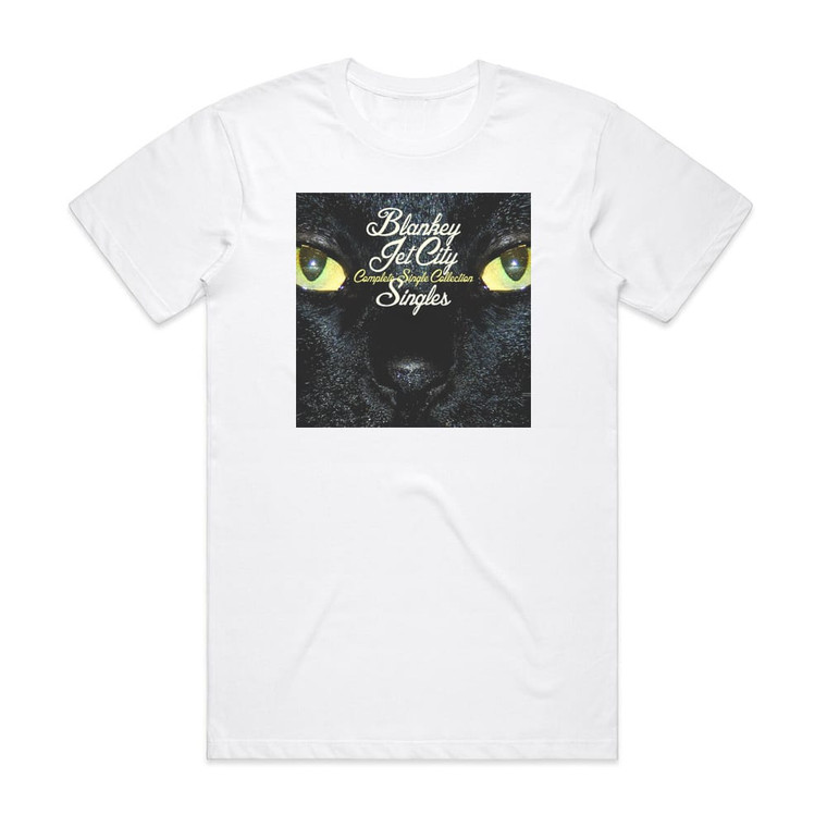 BLANKEY JET CITY Singles Album Cover T-Shirt White