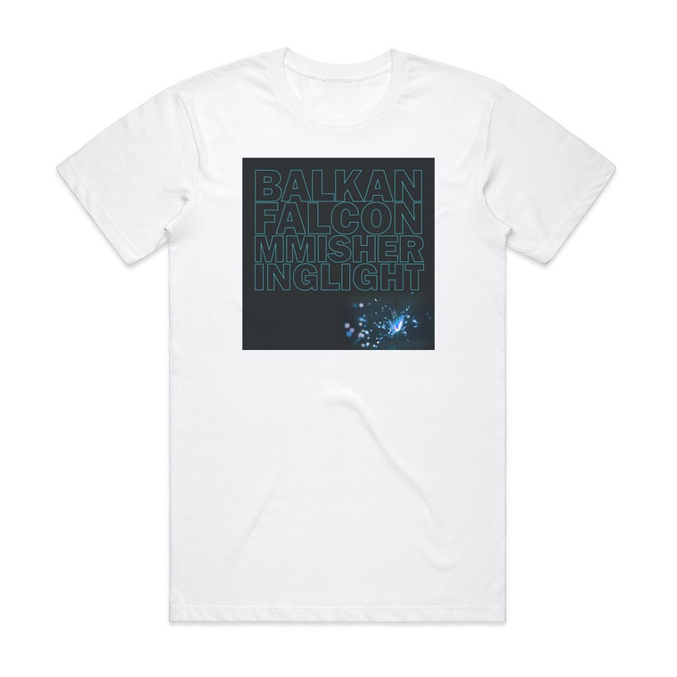 Balkan Falcon Mmishering Light Album Cover T-Shirt White