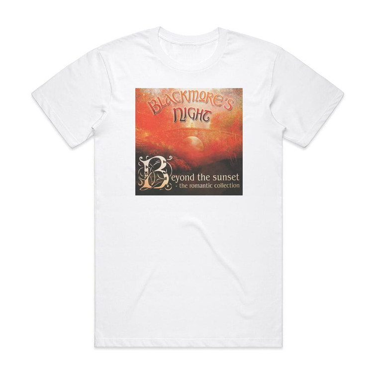 Blackmores Night Beyond The Sunset The Romantic Collection Album Cover T-Shirt White
