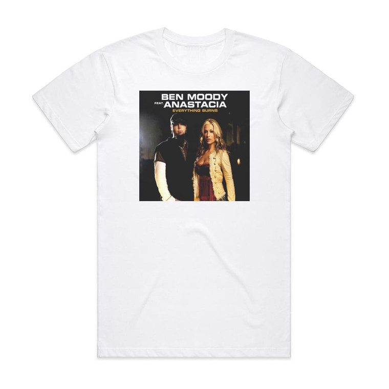 Ben Moody Everything Burns Album Cover T-Shirt White