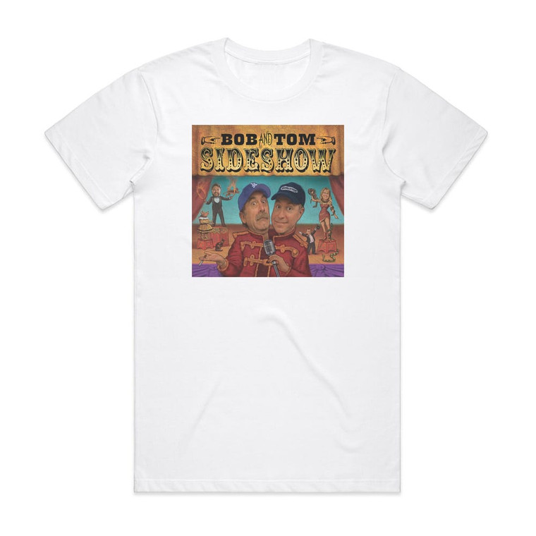 Bob and Tom Sideshow Album Cover T-Shirt White