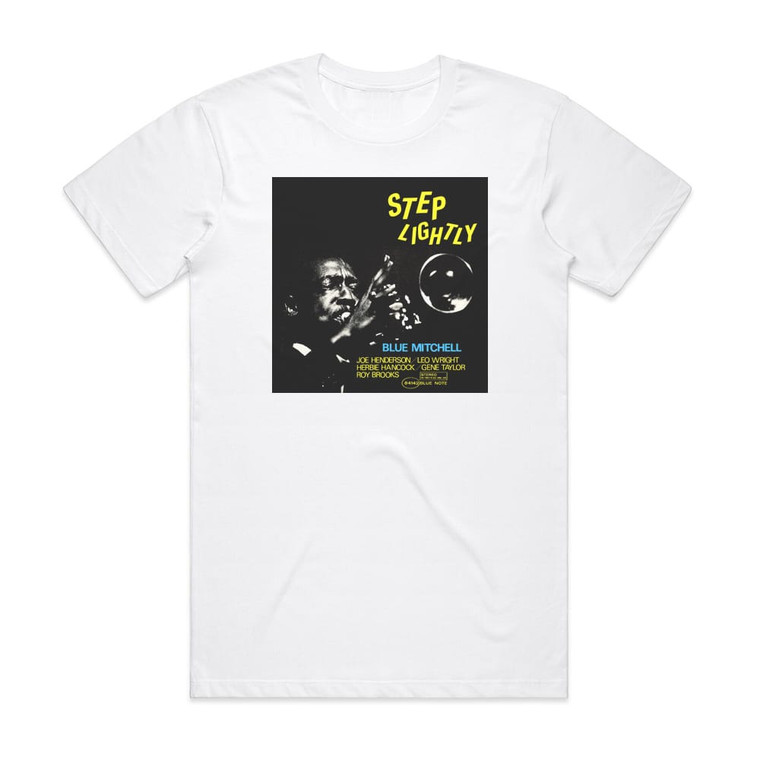 Blue Mitchell Step Lightly Album Cover T-Shirt White
