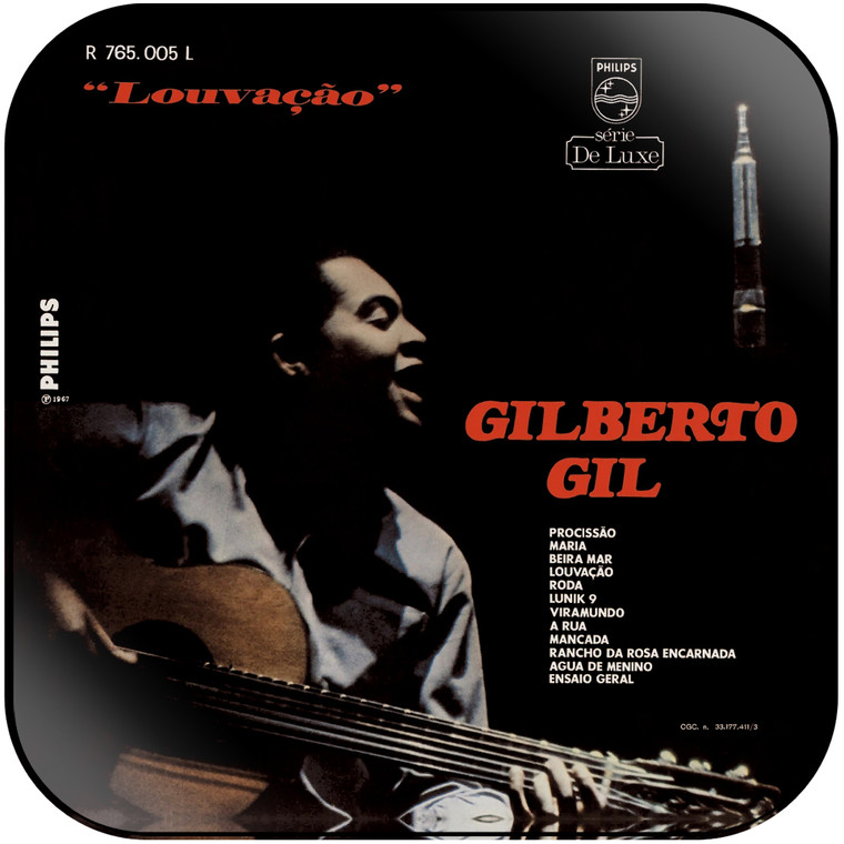 Gilberto Gil Louvao Album Cover Sticker