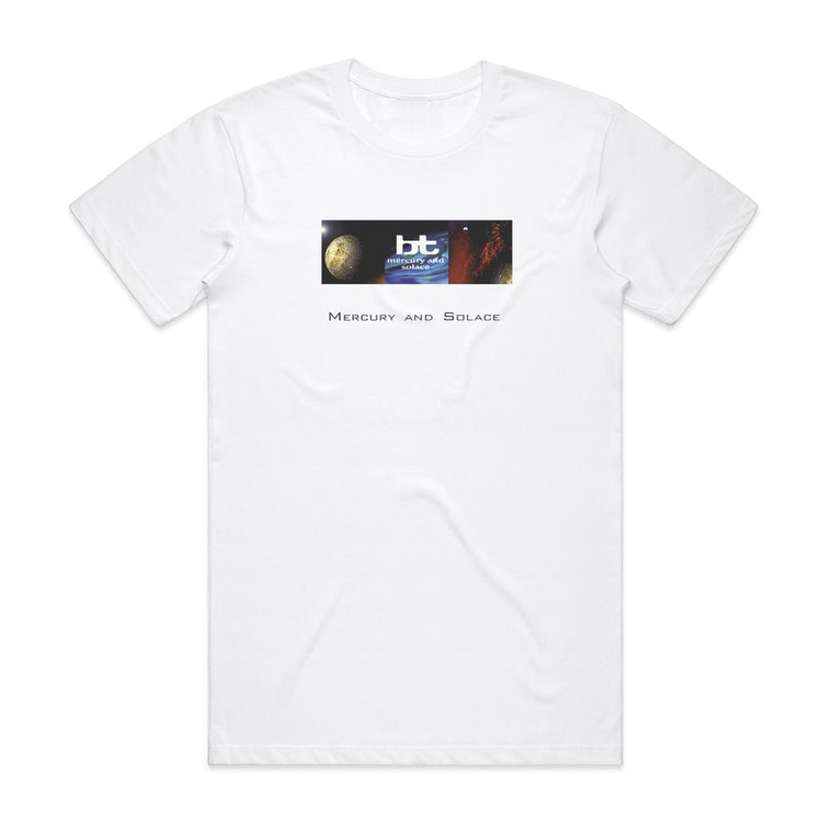 BT Mercury And Solace Album Cover T-Shirt White