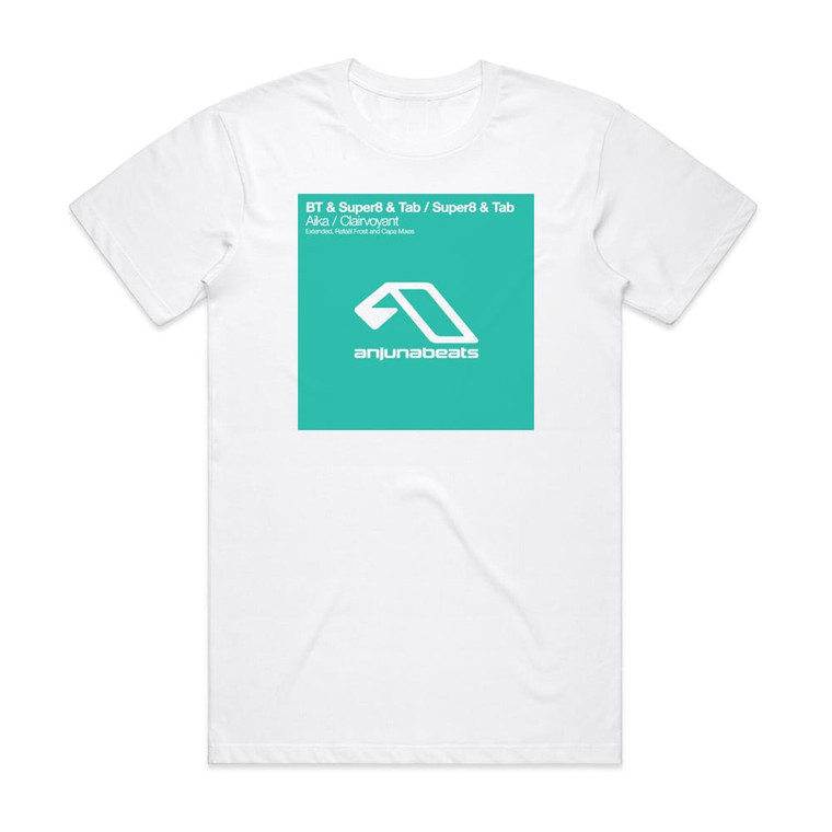 BT Aika Clairvoyant Album Cover T-Shirt White