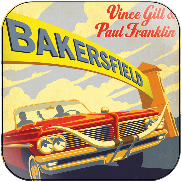 Vince Gill Bakersfield Album Cover Sticker