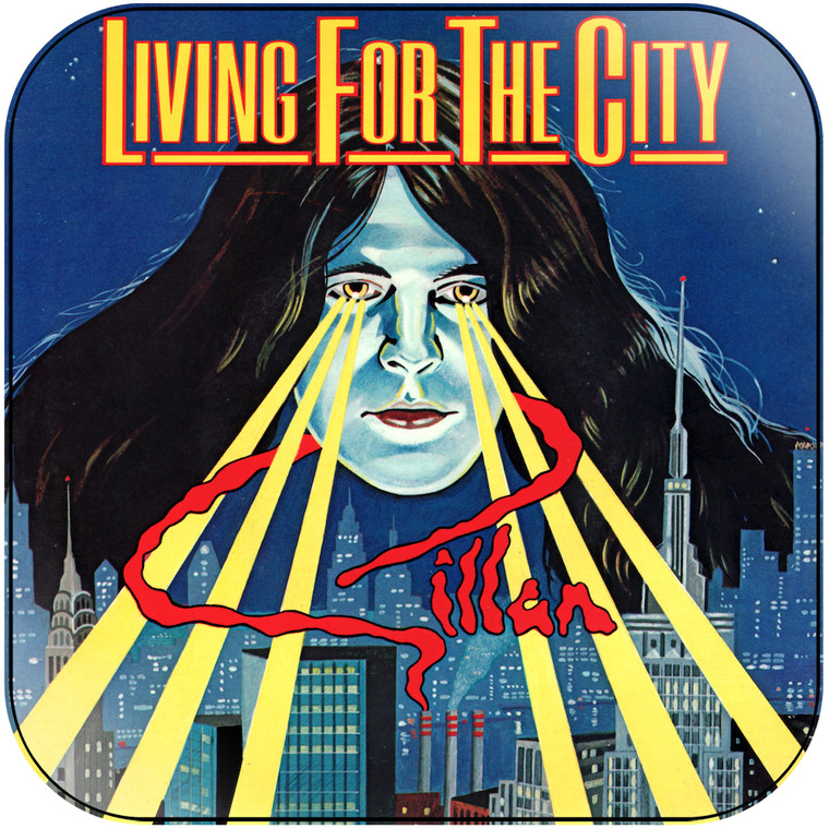 Gillan Living For The City Album Cover Sticker