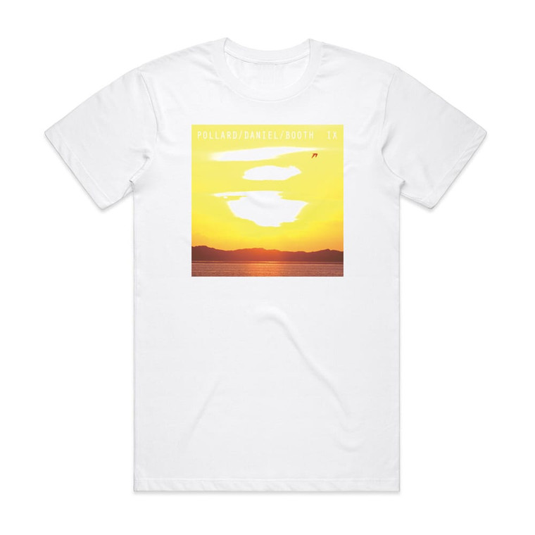 Brendan Pollard Ix Album Cover T-Shirt White