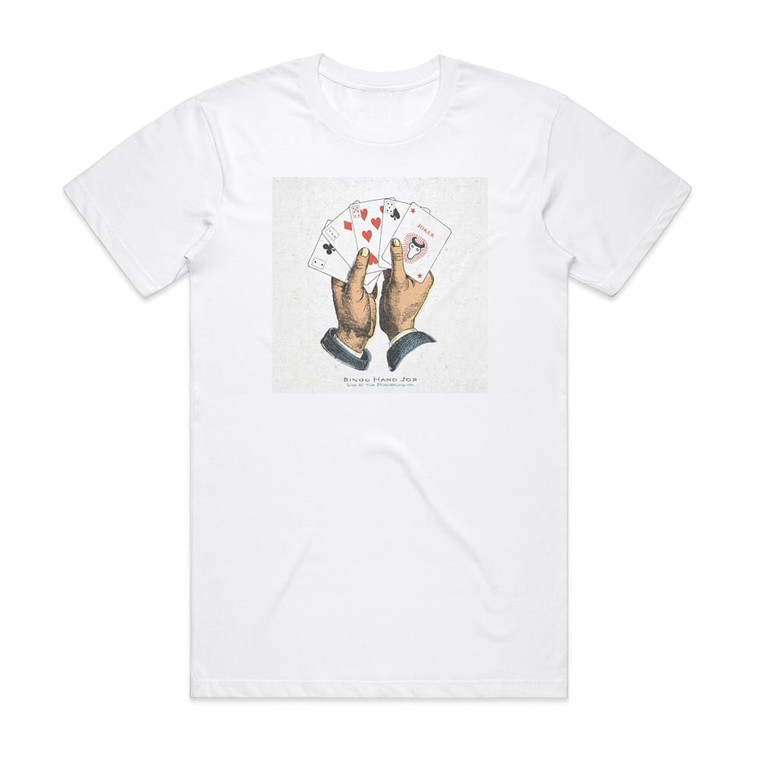 Bingo Hand Job Live At The Borderline 1991 Album Cover T-Shirt White