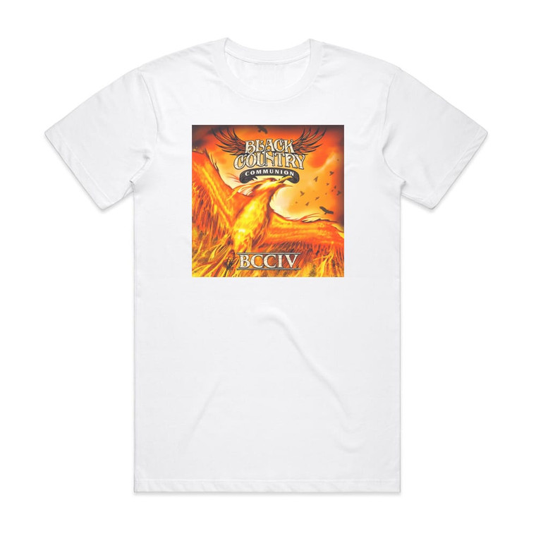 Black Country Communion Bcciv Album Cover T-Shirt White