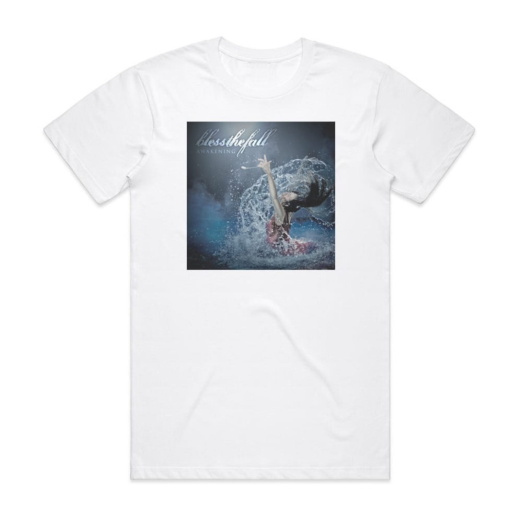 Blessthefall Awakening Album Cover T-Shirt White