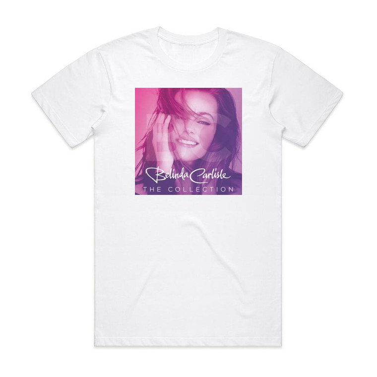Belinda Carlisle The Collection Album Cover T-Shirt White