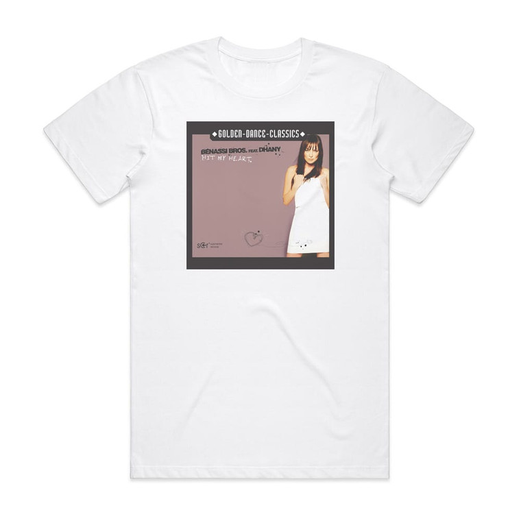 Benassi Bros_ Hit My Heart 1 Album Cover T-Shirt White