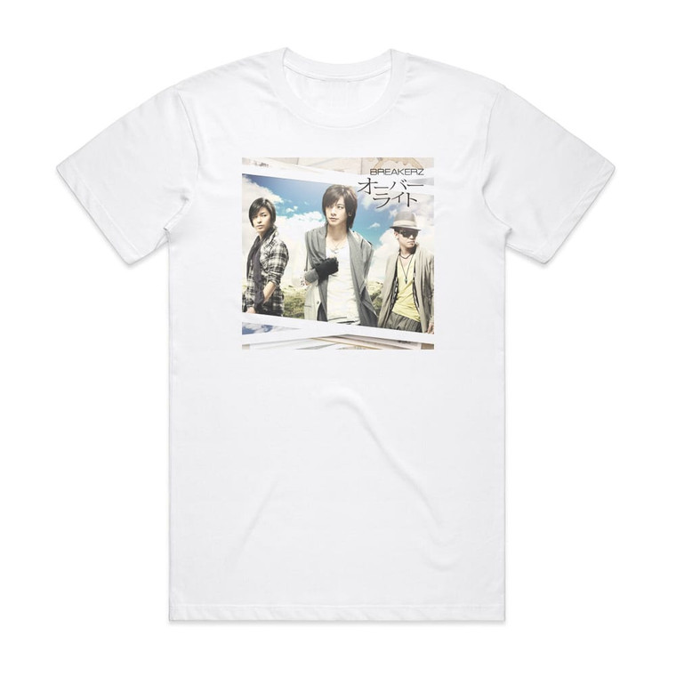 BREAKERZ Survivor Album Cover T-Shirt White