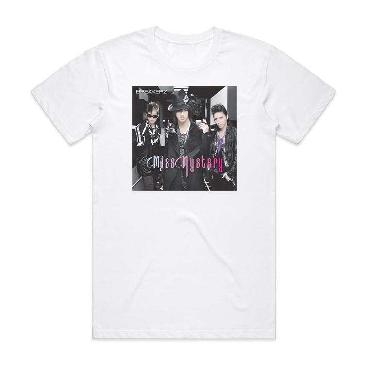 BREAKERZ Miss Mystery Album Cover T-Shirt White