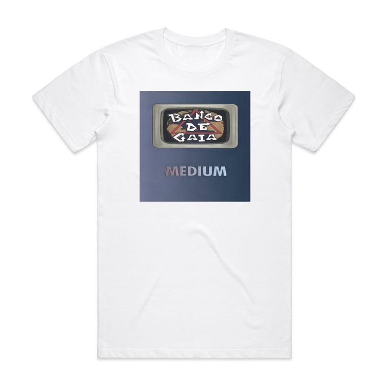 Banco de Gaia Medium Album Cover T-Shirt White