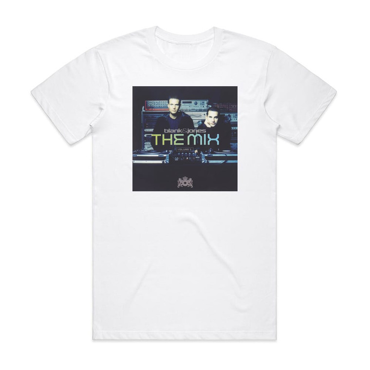 Blank and Jones The Mix Volume 1 Album Cover T-Shirt White