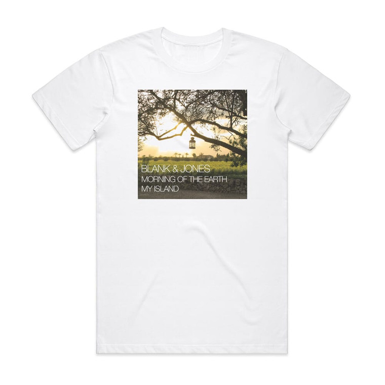 Blank and Jones Morning Of The Earth Album Cover T-Shirt White