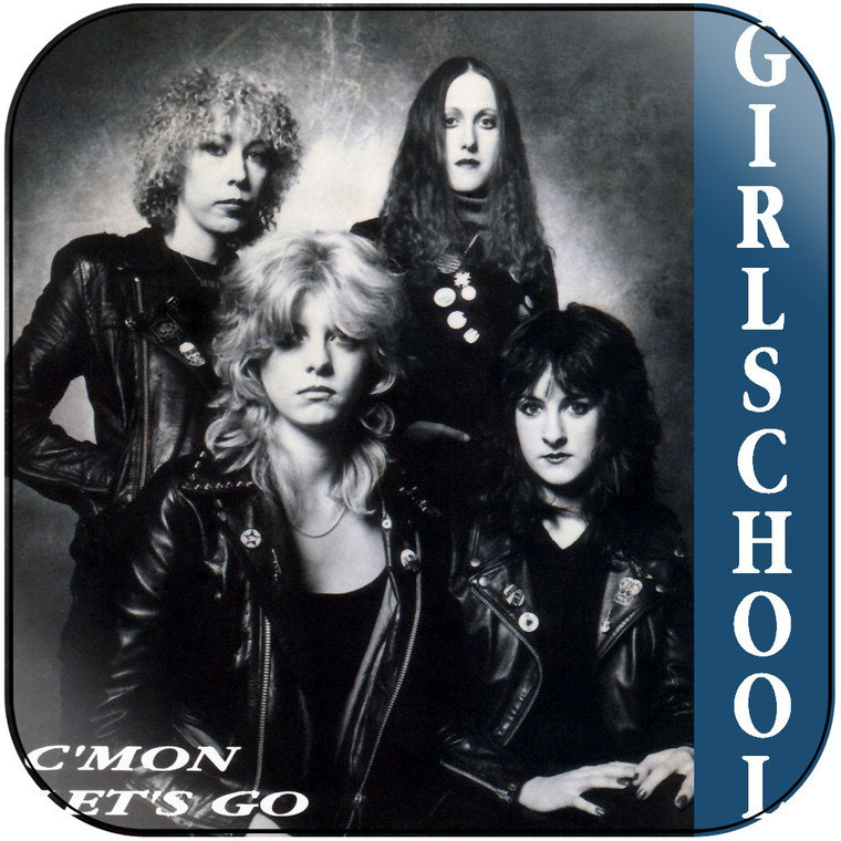 Girlschool Cmon Lets Go Album Cover Sticker