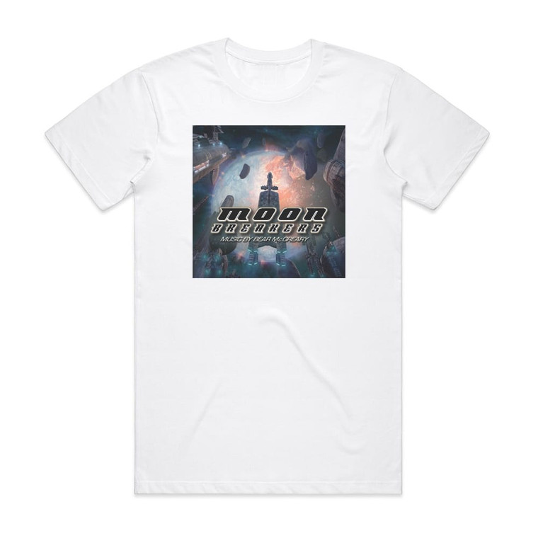 Bear McCreary Moon Breakers Album Cover T-Shirt White