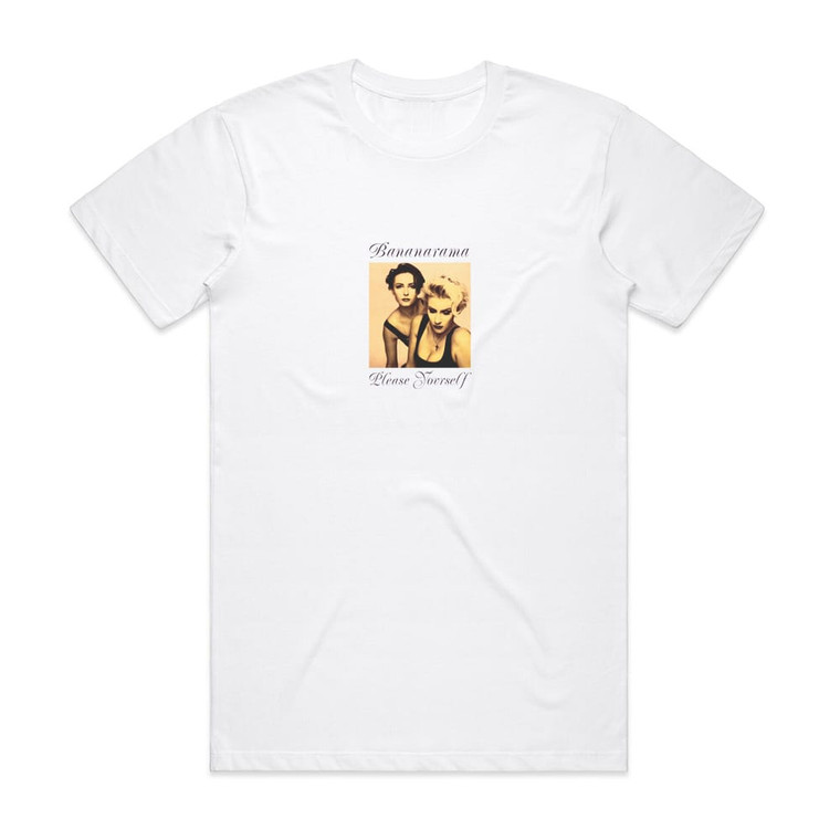 Bananarama Please Yourself Album Cover T-Shirt White