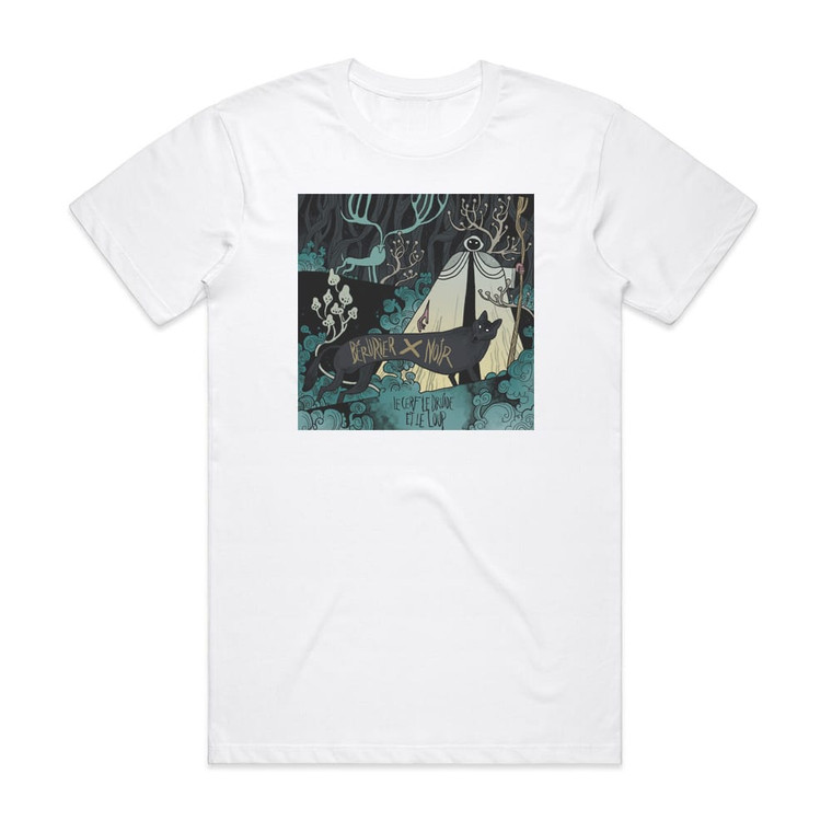 Berurier Noir Drive Mongole 02 1 Album Cover T-Shirt White