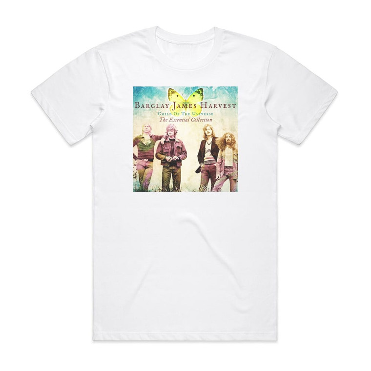 Barclay James Harvest Child Of The Universe The Essential Collection Album Cover T-Shirt White
