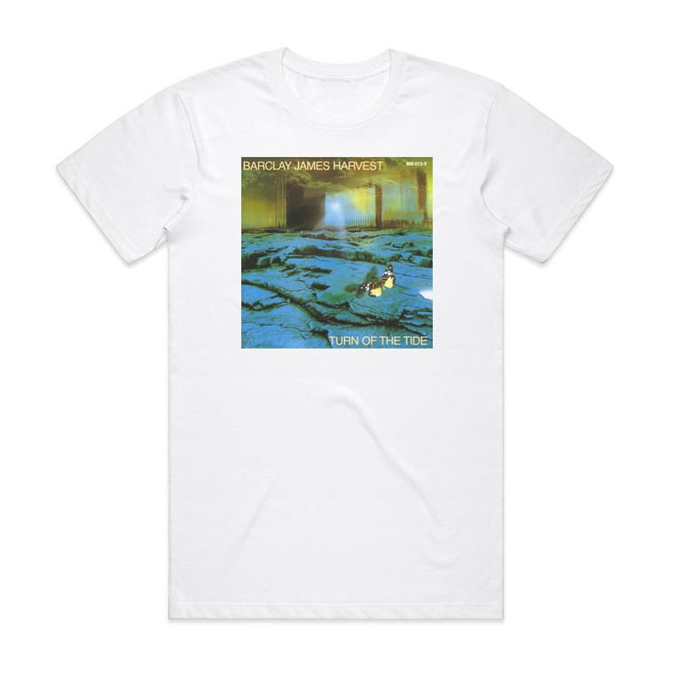 Barclay James Harvest Turn Of The Tide Album Cover T-Shirt White