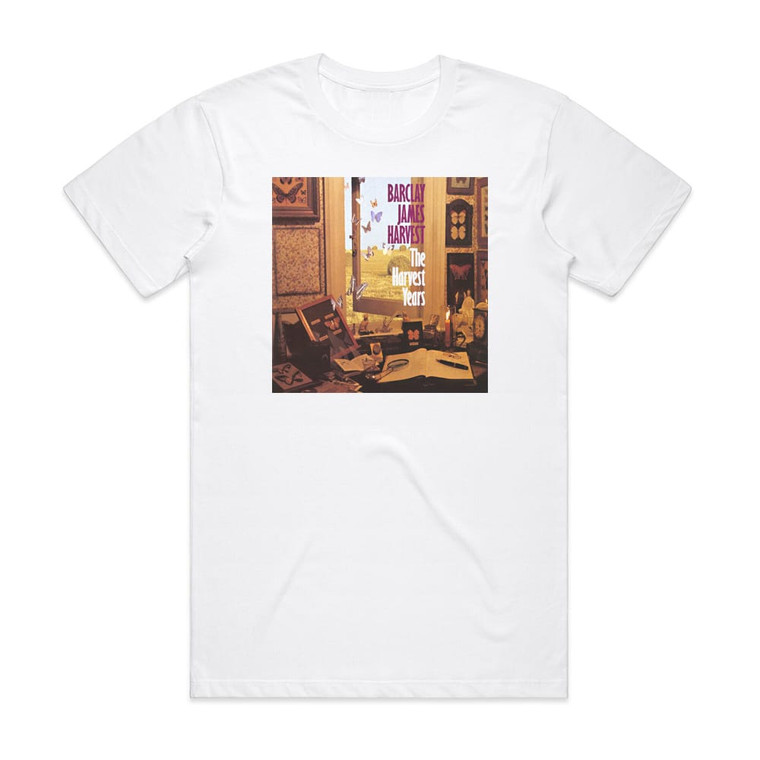 Barclay James Harvest The Harvest Years Album Cover T-Shirt White
