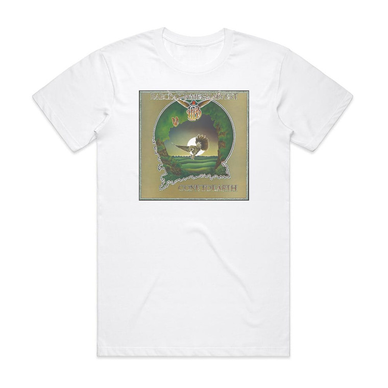 Barclay James Harvest Gone To Earth Album Cover T-Shirt White