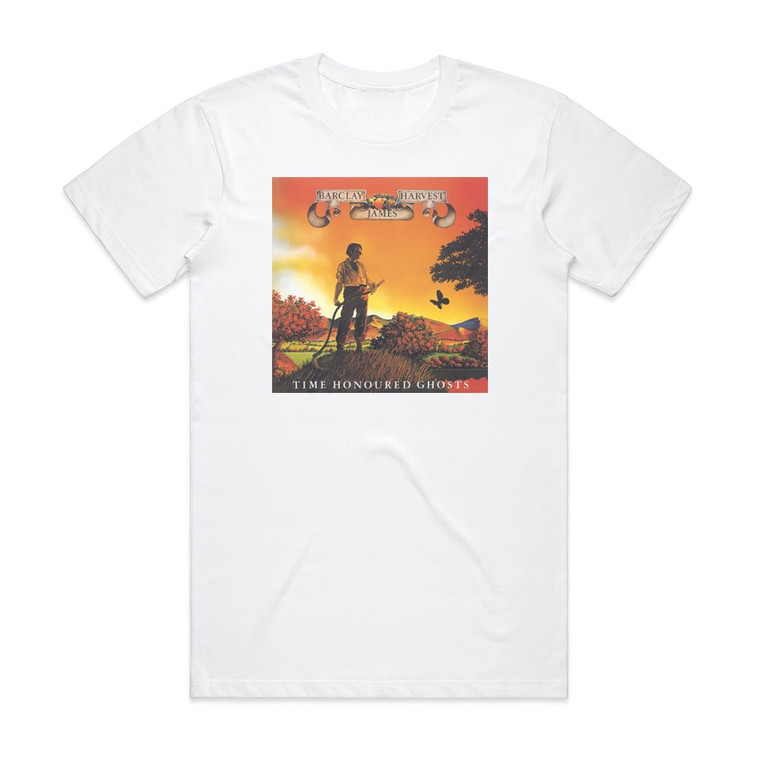 Barclay James Harvest Time Honoured Ghosts Album Cover T-Shirt White