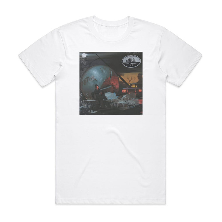 Back On Earth Until Tonight Album Cover T-Shirt White