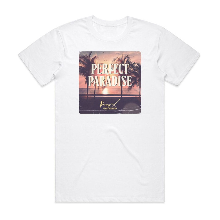 Bunny X Perfect Paradise Album Cover T-Shirt White