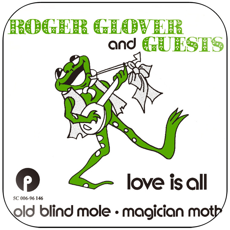 Roger Glover Love Is All Album Cover Sticker
