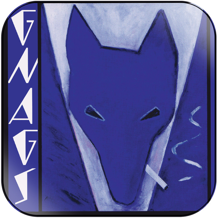 Gnags Den Bl Hund Album Cover Sticker