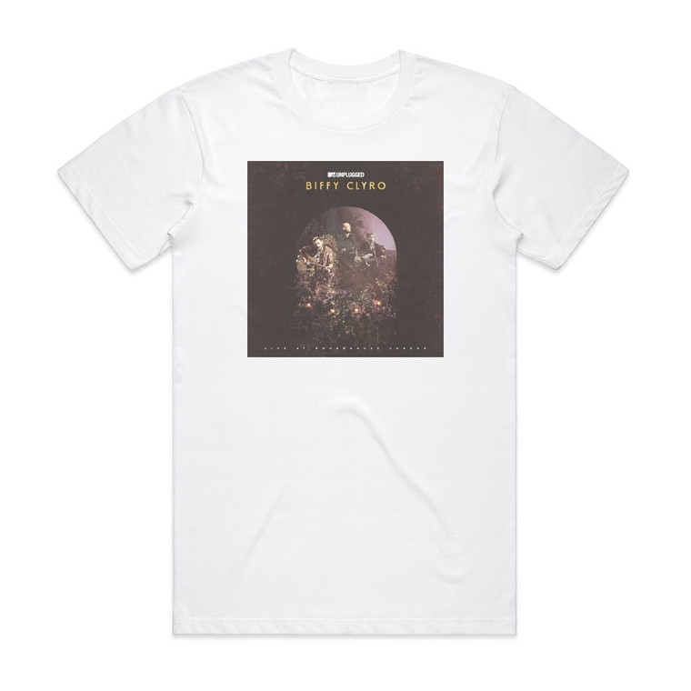 Biffy Clyro Mtv Unplugged Live At Roundhouse London Album Cover T-Shirt White