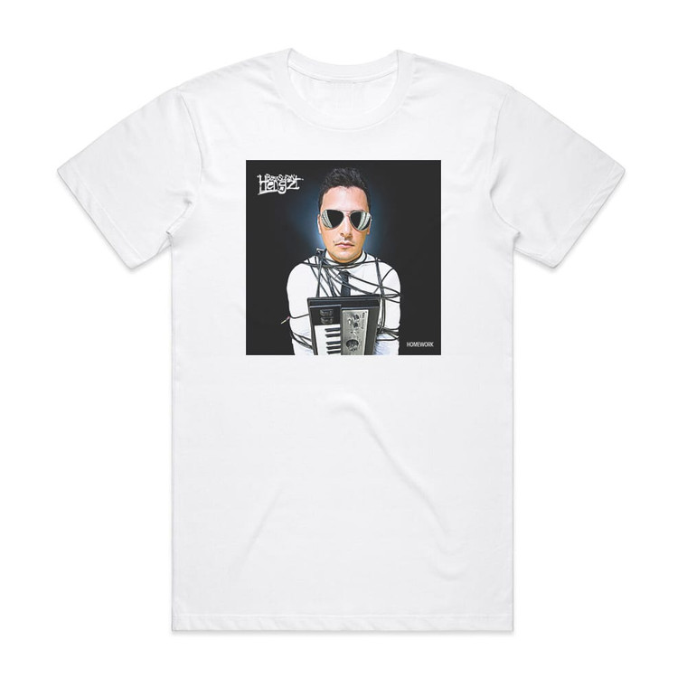 Bass Sultan Hengzt Homework Album Cover T-Shirt White