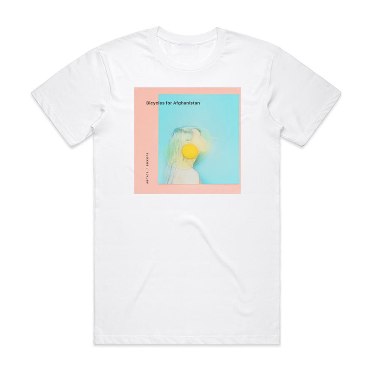 Bicycles for Afghanistan  1 Album Cover T-Shirt White