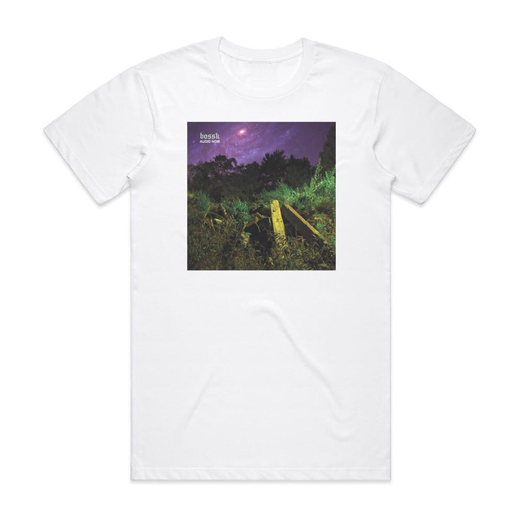 Bossk Audio Noir Album Cover T-Shirt White