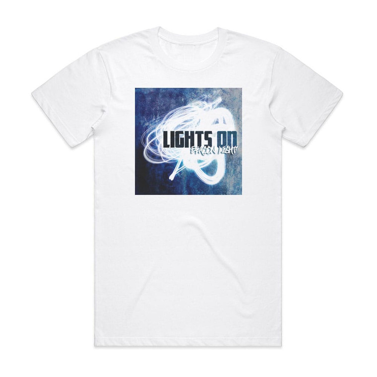 Beacon Light Lights On Album Cover T-Shirt White