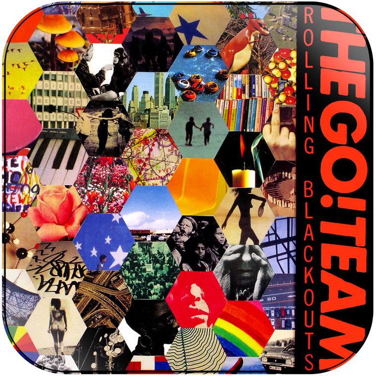 The Go Team Rolling Blackouts Album Cover Sticker
