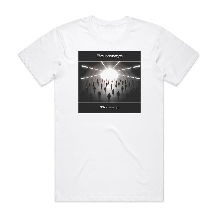 Bouvetoya Timeslip Album Cover T-Shirt White