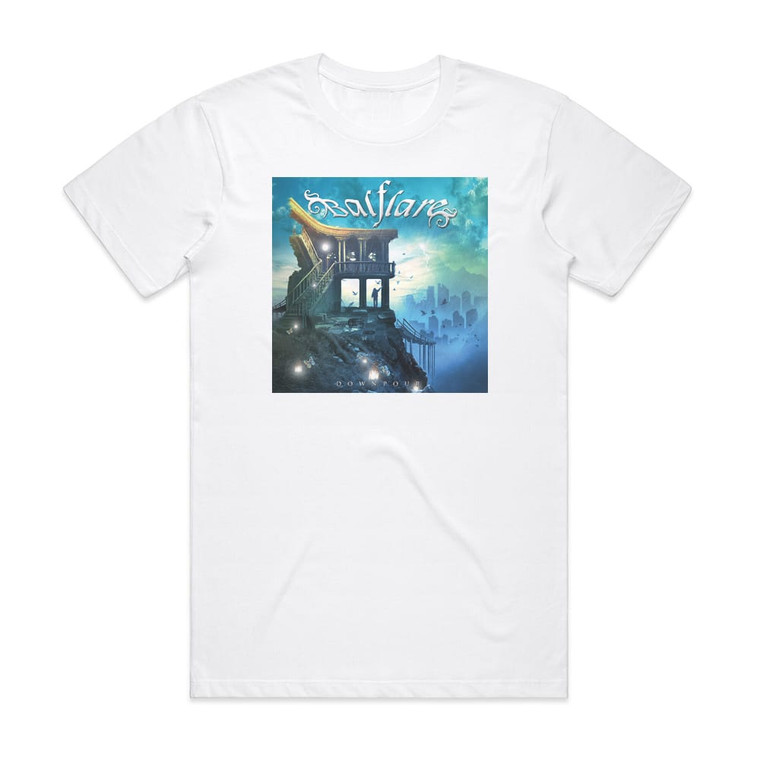 Balflare Downpour Album Cover T-Shirt White