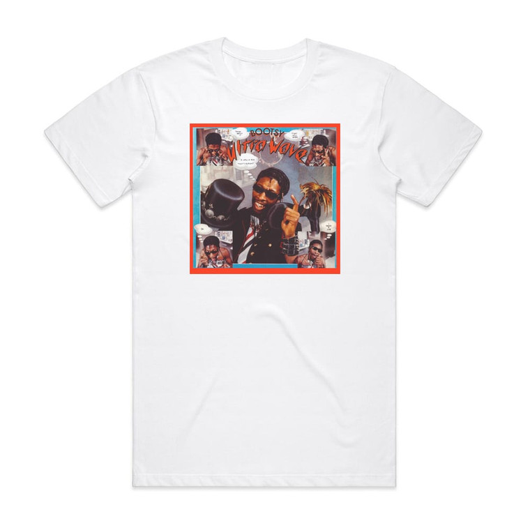 Bootsy Collins Ultra Wave Album Cover T-Shirt White