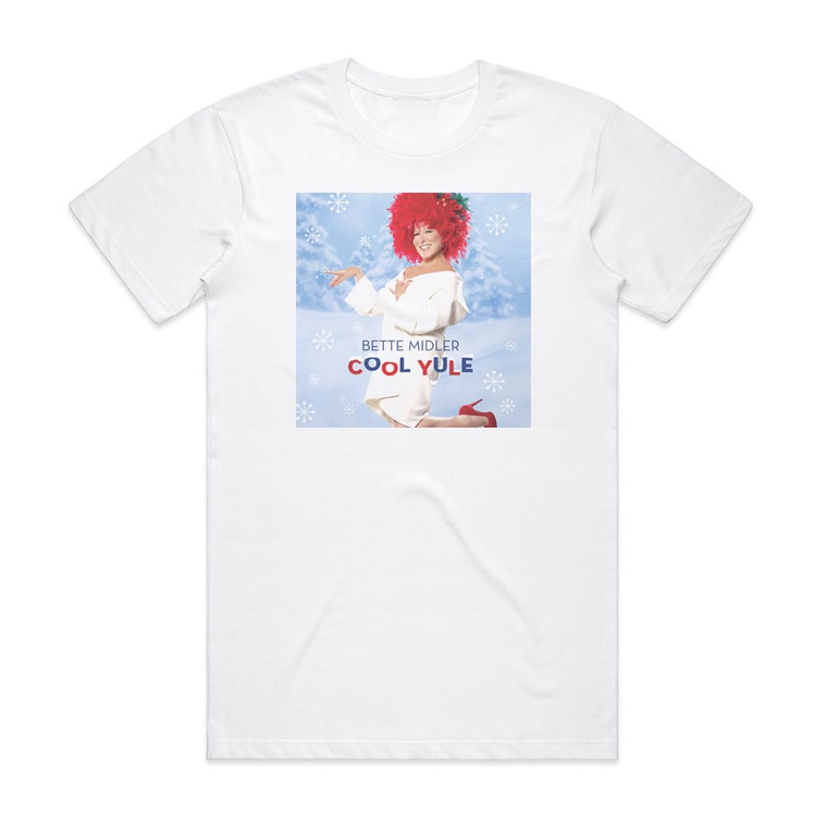 Bette Midler Cool Yule Album Cover T-Shirt White