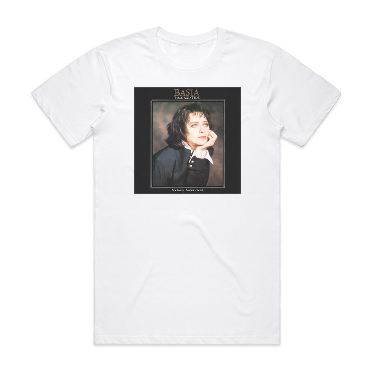 Basia Time And Tide 1 Album Cover T-Shirt White