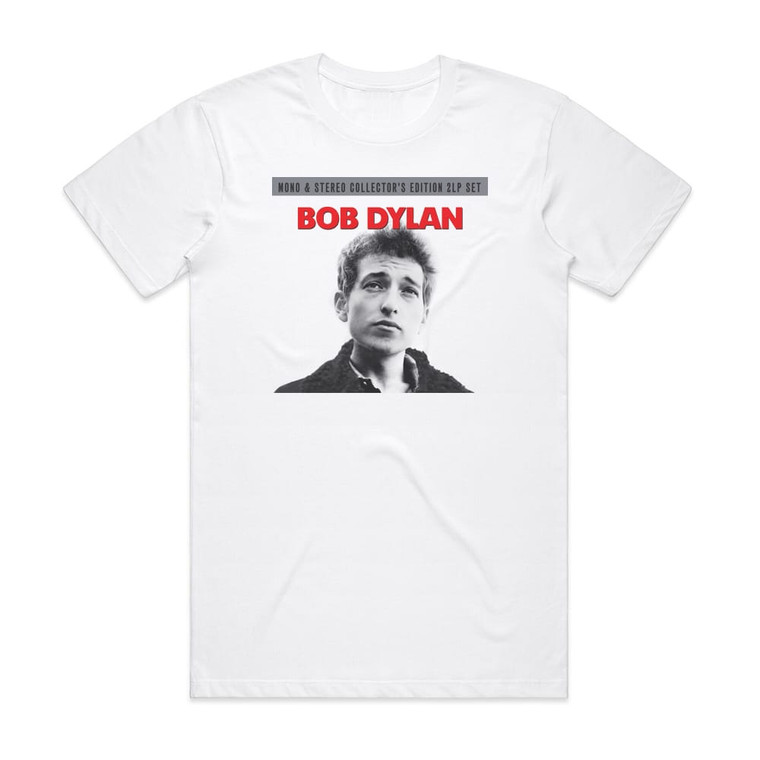 Bob Dylan Bob Dylan 2 Album Cover T-Shirt White