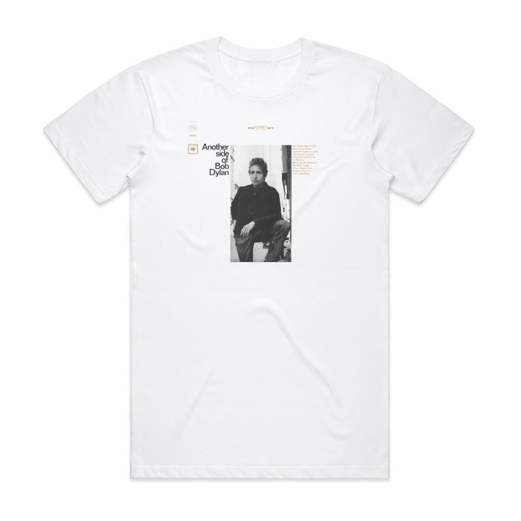 Bob Dylan Another Side Of Bob Dylan Album Cover T-Shirt White